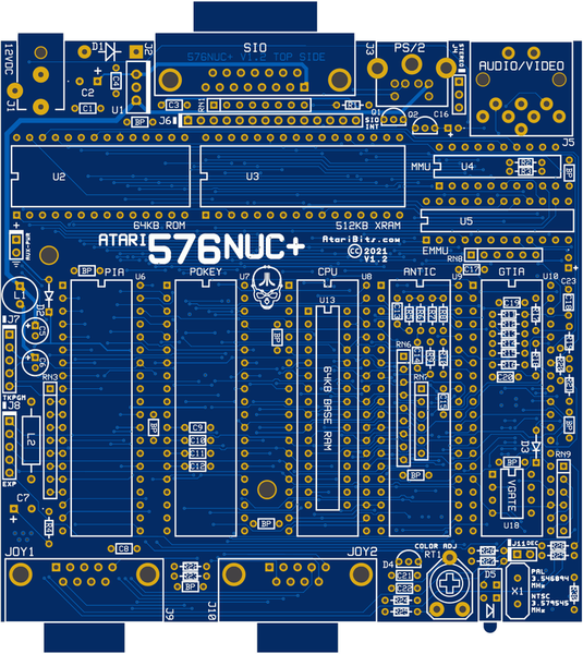 DIY-Optionen für MyTeks 576NUC+ und internes FujiNet! 576 NUC NUC+