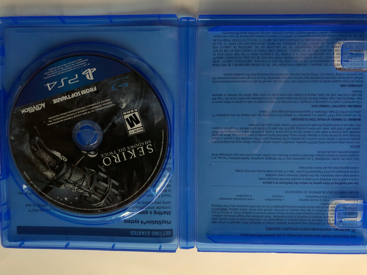 USED PS4 PlayStation 4 SEKIRO: SHADOWS DIE TWICE 42019 JAPAN IMPORT