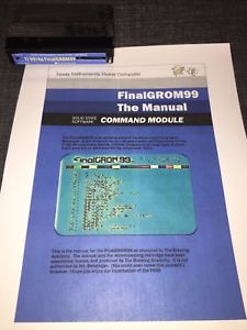 FG99: FinalGROM99 für Texas Instruments 99/4a