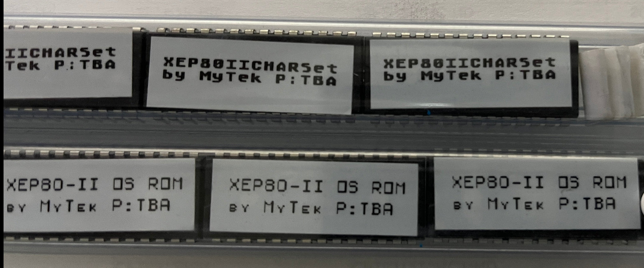 Programmierte Chips für XEP80II