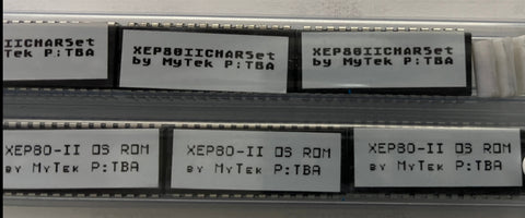 Programmed Chips for XEP80II