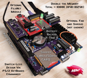 MyTeks 576NUC+ und internes FujiNet! 576 NUC NUC+