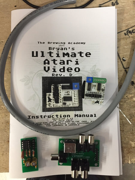 TBAs Ultimate Atari Video (UAV)-Board für 400/800/XL/XE Auch für 1088XEL/XLD