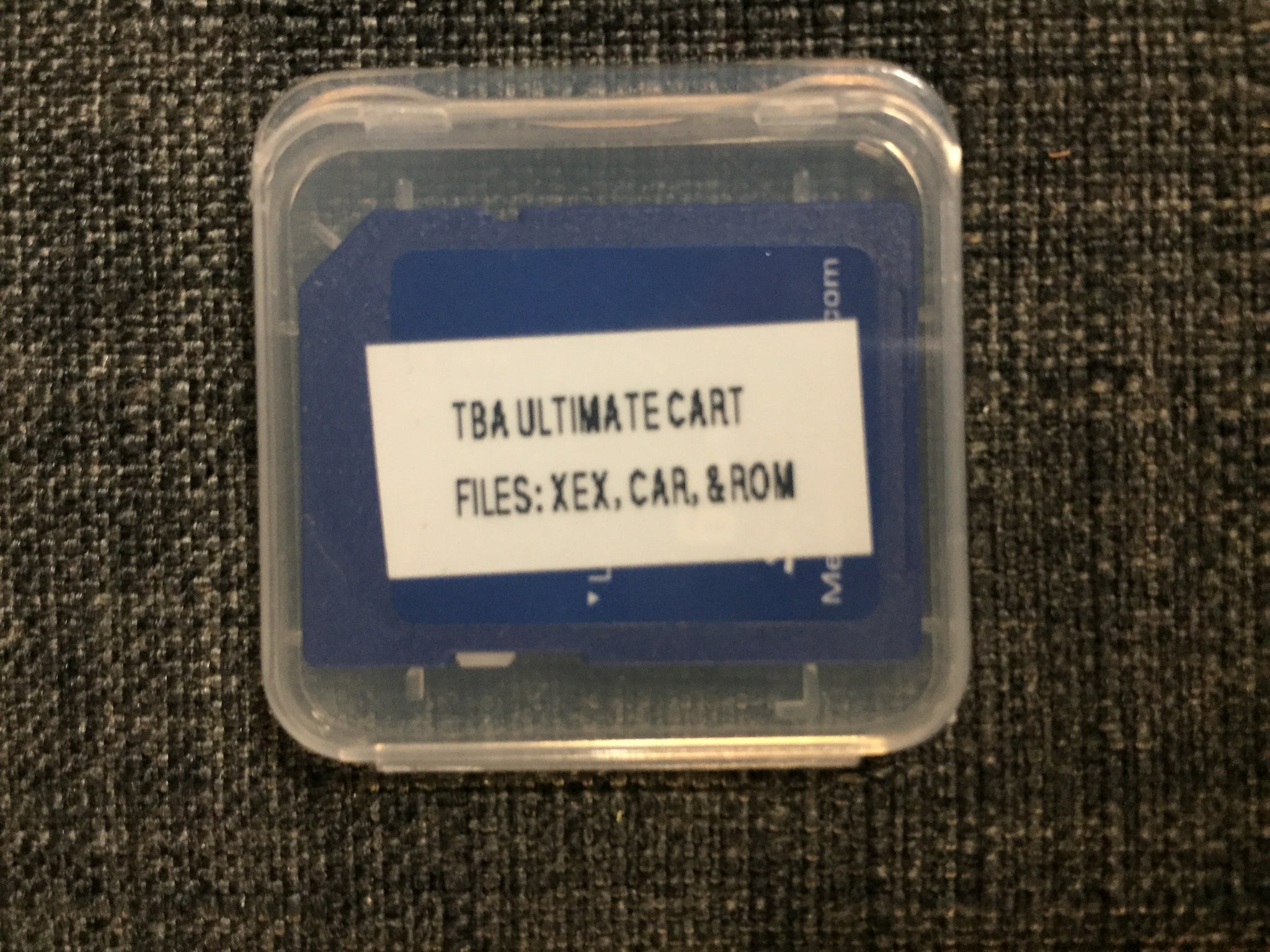 TBA's 8gb uSD & adapter Card for the Ultimate A8 Cartridge