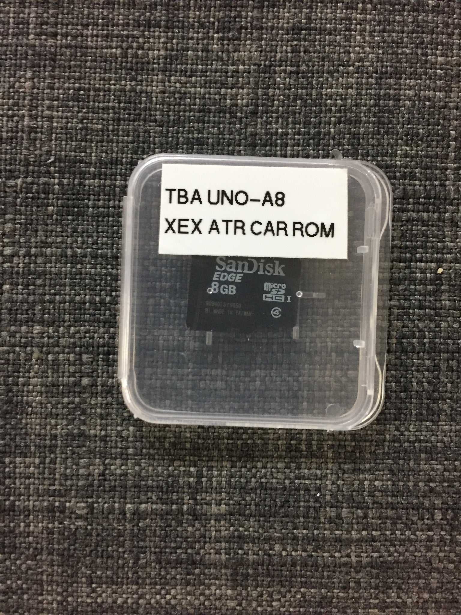TBA's 8GB uSD Card for the UNO-A8 Cartridge