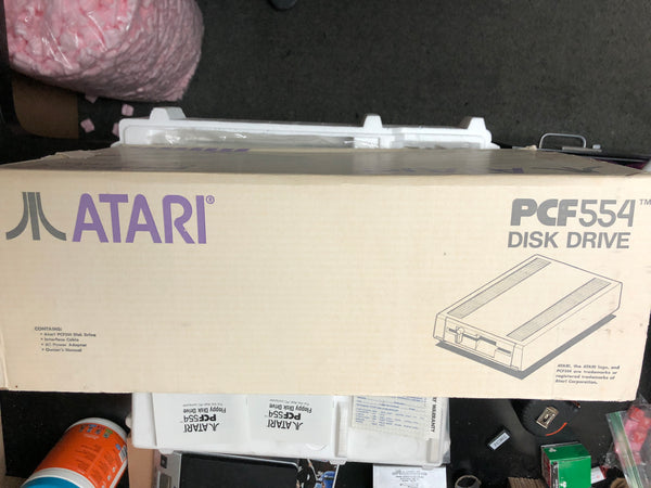 Atari PCF 554 5.25" floppy drive Tested & Working!