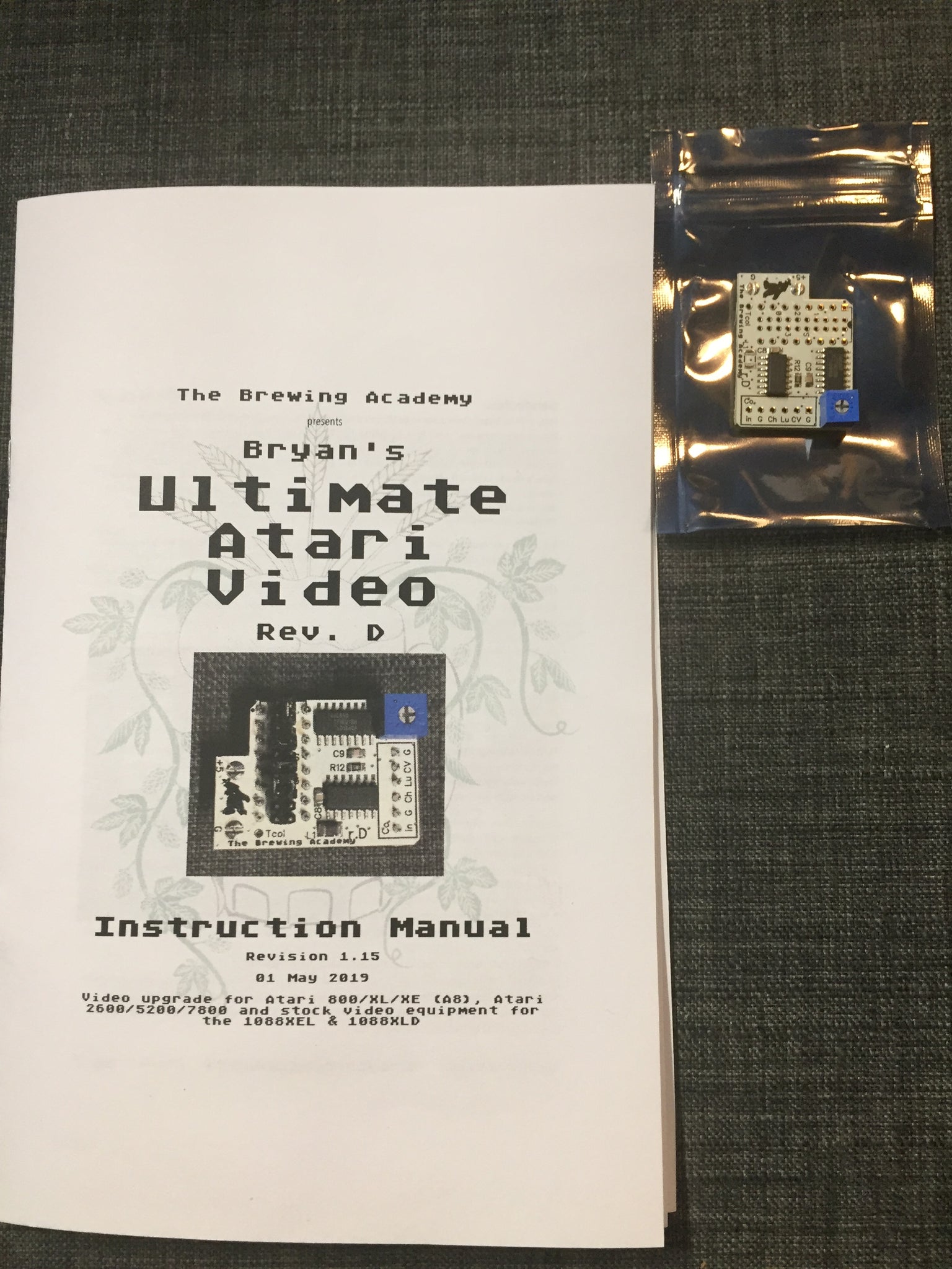 TBA's Ultimate Atari Video (UAV) board for Atari 2600